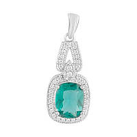 Срібна підвіска Proba зі смарагдом nano (2123255)