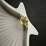 Срібне кільце Proba з цитрином nano 1.883ct, вага виробу 2,26 г (2190080) 18 розмір, фото 3