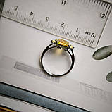 Срібне кільце Proba з цитрином nano 1.883ct, вага виробу 2,26 г (2190080) 18 розмір, фото 4