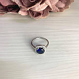 Срібне кільце Proba із сапфіром nano 1.741ct, вага виробу 2,64 г (2006923) 17.5 розмір, фото 2