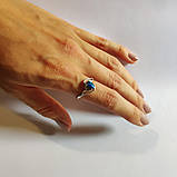 Срібне кільце Proba з опалом 0.271ct, вага виробу 2,13 г (2125426) 17.5 розмір, фото 2