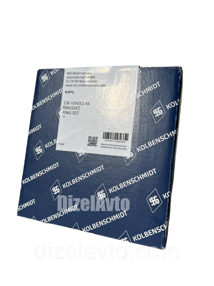 Кільця поршневі ЯМЗ-236; -238; -240 ( Поршнекомплект ) Kolbenschmidt 236-1004002-А4