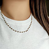 Срібне кольє Proba з натуральним гранатом 18.85ct, вага виробу 5,34 г (2126256) 450500 розмір, фото 3