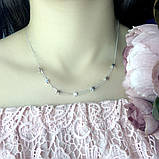 Срібне кольє Proba з без каменів, вага виробу 3,84 г (2014348) 400430 розмір, фото 3