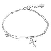 Срібний браслет Proba з фіанітами, вага виробу 3,29 г (2172918) 1720 розмір