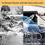 Шланг садовий EVILTO, ніпель високого тиску, 8 режимів, 100 мл диспенсер, фото 8