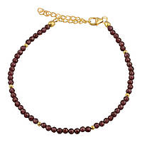 Срібний браслет Proba з натуральним гранатом 15.61ct, вага виробу 4,41 г (2126706) 2025 розмір