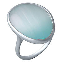 Срібне кільце Proba з котячим оком 26.635ct, вага виробу 9,15 г (2016038) 17.5 розмір