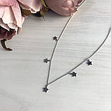 Срібне кольє Proba з без каменів, вага виробу 2,28 г (2016489) 400450 розмір, фото 2