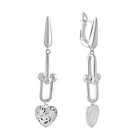 Срібні сережки Proba без каменів (2128465)