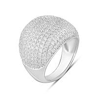 Срібне кільце Proba з фіанітами, вага виробу 9,82 г (2128533) 18 розмір