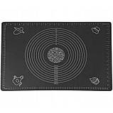 Силіконова дошка кухонна Ruhhy 23760, 70×50см, з валиком, фото 7