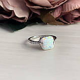 Срібне кільце Proba з опалом, вага виробу 1,84 г (2018469) 17.5 розмір, фото 2