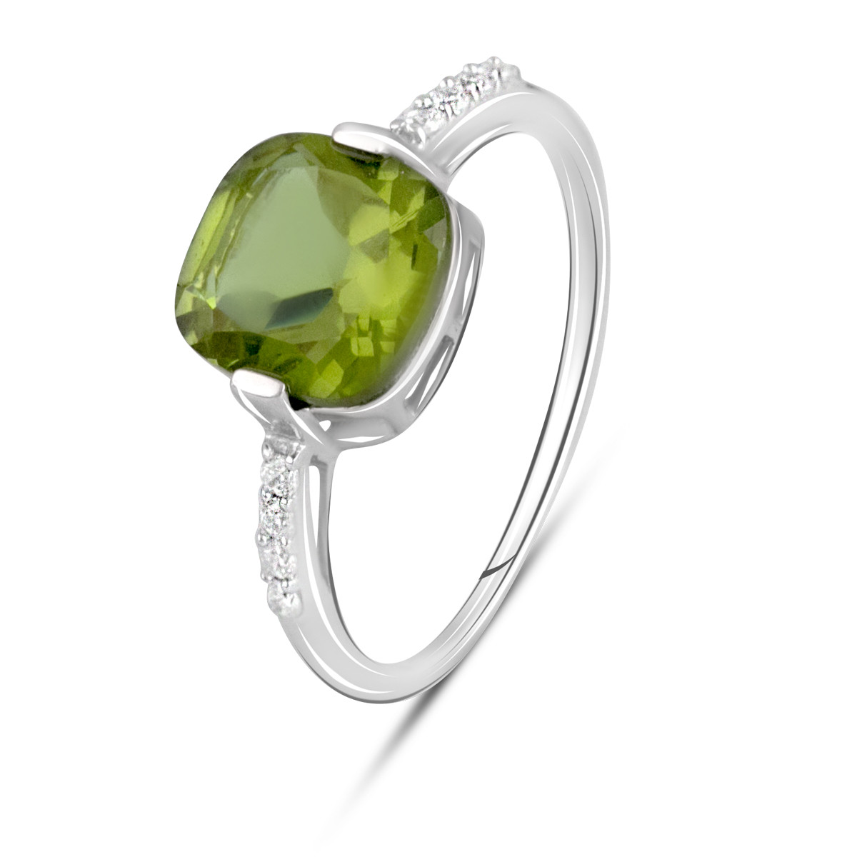 Срібне кільце Proba зі Султаніт султанітом, вага виробу 2,54 г (2020080) 17.5 розмір, фото 1