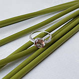 Срібне кільце Proba зі Султаніт султанітом, вага виробу 2,54 г (2020080) 17.5 розмір, фото 3