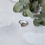 Срібне кільце Proba зі Султаніт султанітом, вага виробу 2,54 г (2020080) 17.5 розмір, фото 5