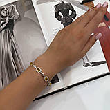 Срібний браслет Proba з цитрином nano 7.51ct, вага виробу 11,01 г (2173205) 1618 розмір, фото 6