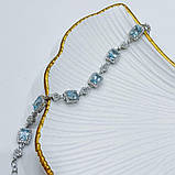 Срібний браслет Proba з натуральним топазом 10.643ct, вага виробу 11,28 г (2173236) 1618 розмір, фото 5