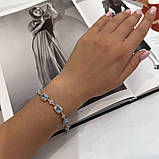 Срібний браслет Proba з натуральним топазом 10.643ct, вага виробу 11,28 г (2173236) 1618 розмір, фото 6