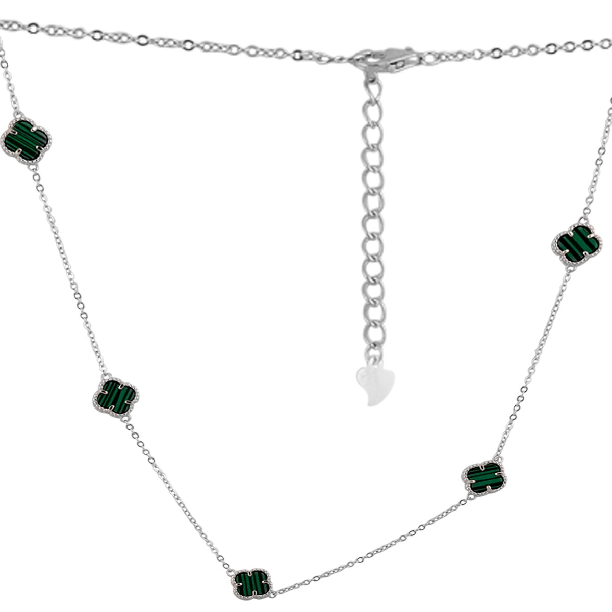 Срібне кольє Proba з малахітом, вага виробу 9,68 г (2128823) 600 розмір, фото 1