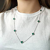 Срібне кольє Proba з малахітом, вага виробу 9,68 г (2128823) 600 розмір, фото 3