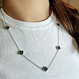 Срібне кольє Proba з малахітом, вага виробу 9,68 г (2128823) 600 розмір, фото 5