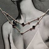 Срібне кольє Proba з натуральним оніксом, вага виробу 3,79 г (212886140500 розмір, фото 4