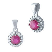 Срібна підвіска Proba з рубіном 1.03ct (2021520)