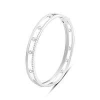 Срібний браслет Proba з фіанітами, вага виробу 17,15 г (2190516) 18 розмір