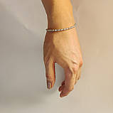 Срібний браслет Proba з натуральним топазом 5.435ct, вага виробу 4,15 г (2128991) adjustable розмір, фото 5