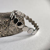 Срібний браслет Proba з без каменів, вага виробу 20,64 г (2190547) 18 розмір, фото 3