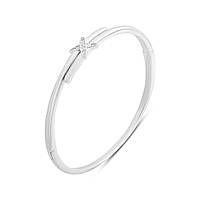 Срібний браслет Proba з фіанітами, вага виробу 14,41 г (2190585) 18 розмір