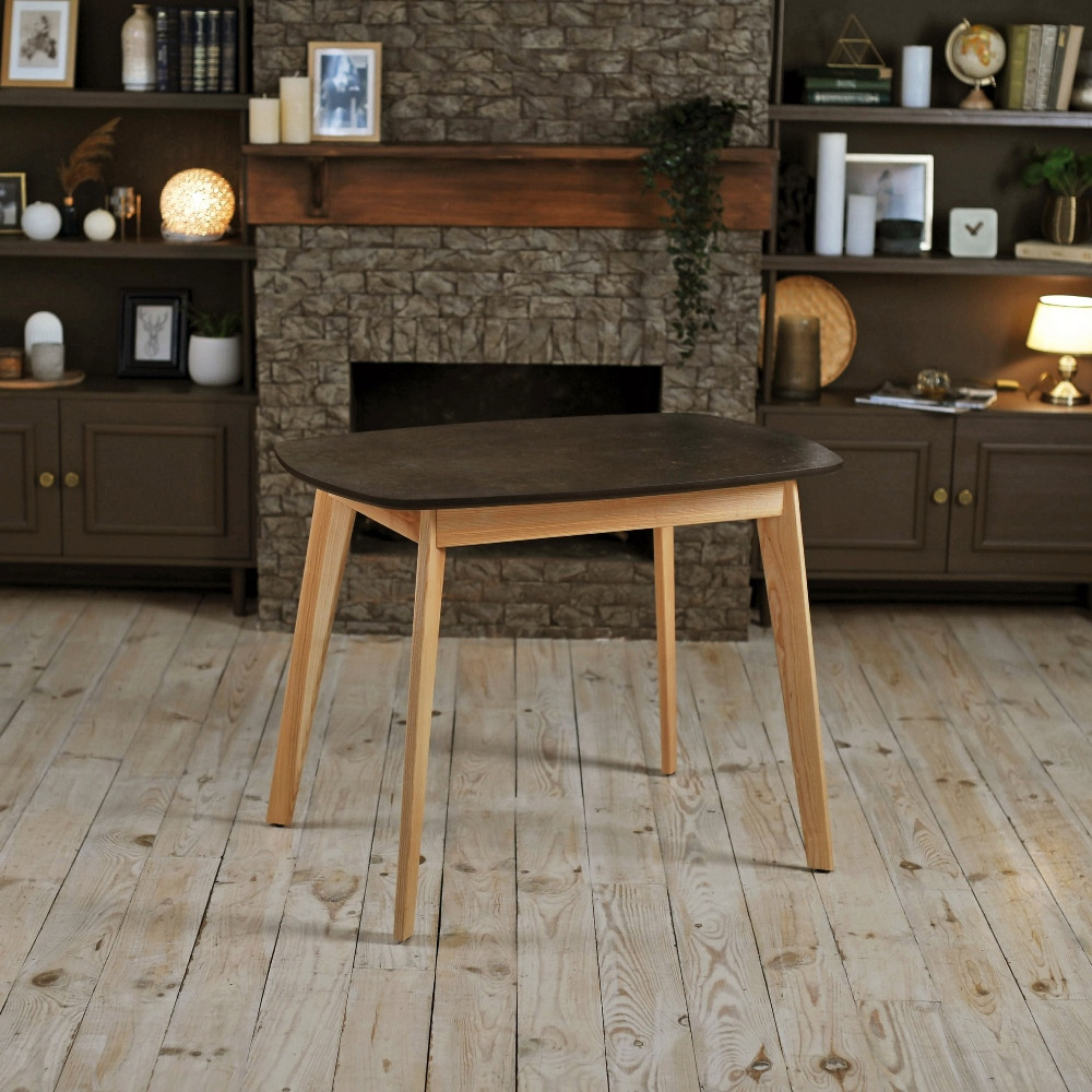 Стіл прямокутний обідній кухонний Onto Вінцензо Преміум 100 Коричневий