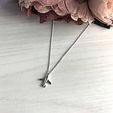 Срібне кольє Proba з без каменів, вага виробу 2,25 г (2022961) 400450 розмір, фото 2