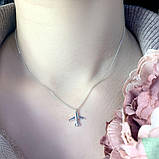 Срібне кольє Proba з без каменів, вага виробу 2,25 г (2022961) 400450 розмір, фото 3