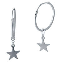 Срібні сережки Proba без каменів (2023869)