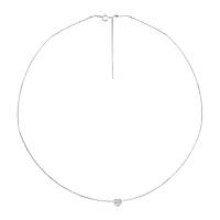 Срібне кольє Proba з натуральним перламутром, вага виробу 2,63 г (2190639) 400450 розмір