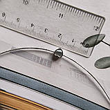 Срібне кольє Proba з натуральним перламутром, вага виробу 2,63 г (2190639) 400450 розмір, фото 5