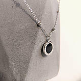 Срібне кольє Proba з ємалю, вага виробу 3,81 гр (2190653) 450500 розмір, фото 6