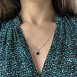 Срібне кольє Proba з ємалю, вага виробу 3,81 гр (2190653) 450500 розмір, фото 7