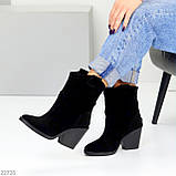 Жіночі черевики козаки, Жіночі ботильйони казаки, Жіночі шкіряні козаки, фото 4