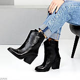 Жіночі черевики козаки, Жіночі ботильйони казаки, Жіночі шкіряні козаки, фото 10