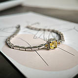 Срібний браслет Proba з цитрином nano 7.51ct, вага виробу 7,95 г (2190769) 1720 розмір, фото 5