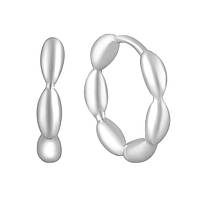 Срібні сережки Proba без каменів (2130093)