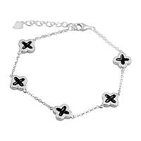 Срібний браслет Proba з ємаллю, вага виробу 4,74 г (2130536) 1720 розмір