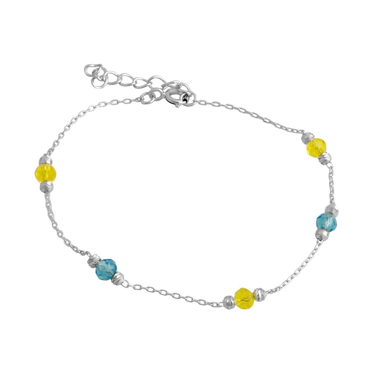 Срібний браслет Proba з фіанітами, вага виробу 1,59 г (2133612) 1720 розмір, фото 1