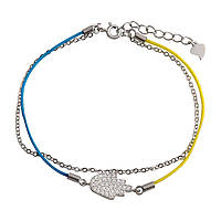 Срібний браслет Proba з фіанітами, вага виробу 2,81 г (2133865) 1720 розмір