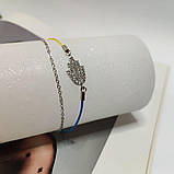 Срібний браслет Proba з фіанітами, вага виробу 2,81 г (2133865) 1720 розмір, фото 8