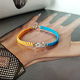 Срібний браслет Proba з фіанітами, вага виробу 2,18 г (2134015) 1720 розмір, фото 7