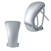 Срібні сережки Proba з фіанітами (2031222)